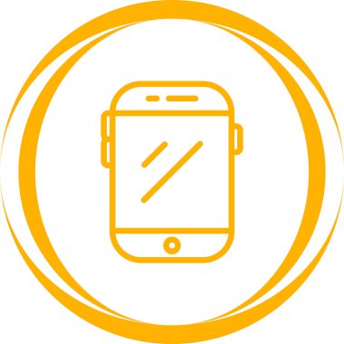 cep telefonu simgesi. vektör illüstrasyonu