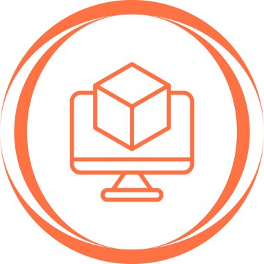 Paket var. Web simgesi basit illüstrasyon