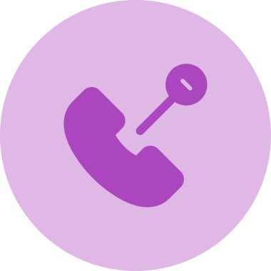 Çağrı merkezi. Web simgesi basit illüstrasyon