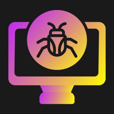 Bilgisayar web simge vektör çizim