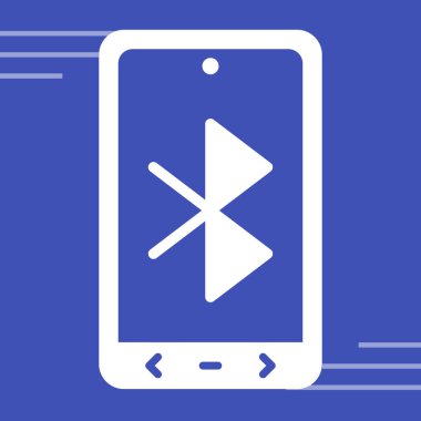 cep telefonu ikonu vektör illüstrasyonu