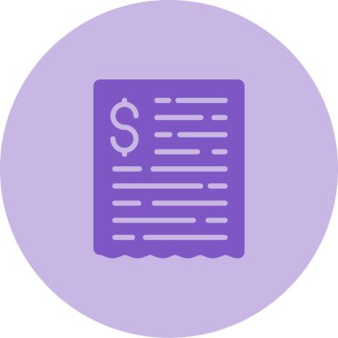 Belge simgesinin vektör illüstrasyonu