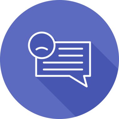 Sohbet simgesi soyut arkaplan grubunda izole edildi