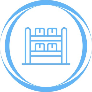 Mobilya modern simgesinin vektör illüstrasyonu