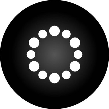 Modern b 'nin vektör illüstrasyonunda topun eksik simgesi