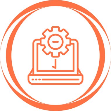 Simge vektör illüstrasyonu ayarlanıyor