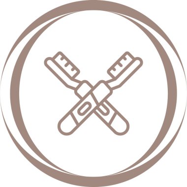 Modern simgenin vektör illüstrasyonu