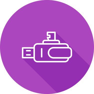 Beyaz arkaplanda vektör simgesi izole edildi