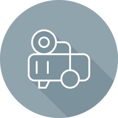 vektör lcd simgesi illüstrasyonu