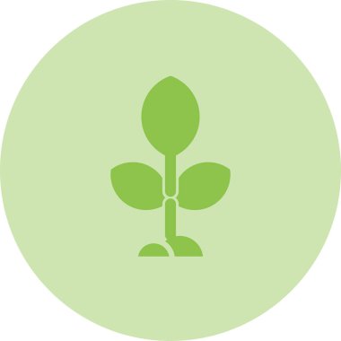 bitki simgesi. düz tasarım