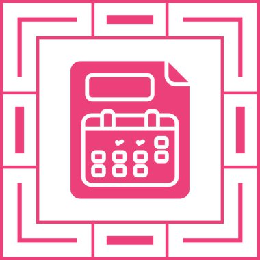 vektör takvim simgesi