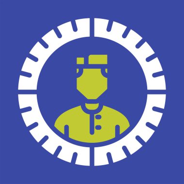 hemşire vektör simgesi modern illüstrasyon