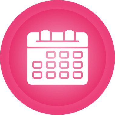 Takvim simgesi vektör illüstrasyonu