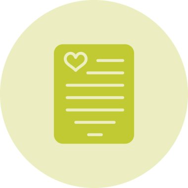 aşk vektör simgesi modern basit vektör illüstrasyonu