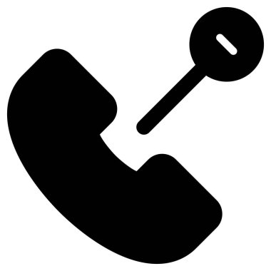 telefon simgesi vektör illüstrasyonu