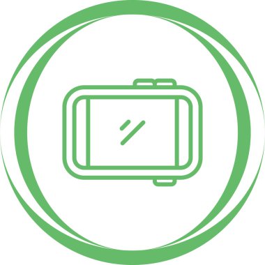 Pil simgesinin vektör illüstrasyonu