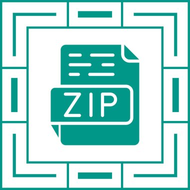 dosya biçimi simgesi, vektör illüstrasyonu