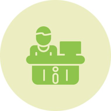 Benzersiz dağıtım vektör simgesi