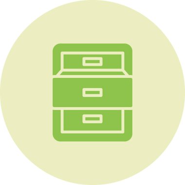 dosya dizini simgesi, vektör illüstrasyonu