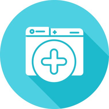 Oyun kumandası renkli vektör simgesi