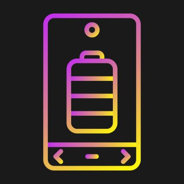 Siyah arkaplanda izole edilmiş ana hatlı termos şişe ikonu. Mo mo matara ikonu. Kamp ve yürüyüş ekipmanları. vektör.