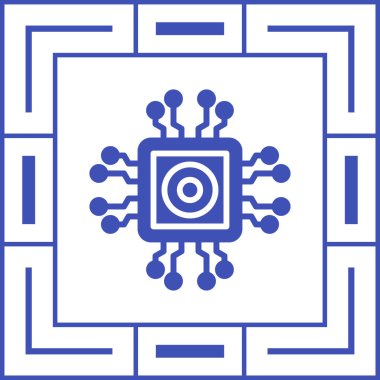 Devre kartı. Basit web vektör illüstrasyonu