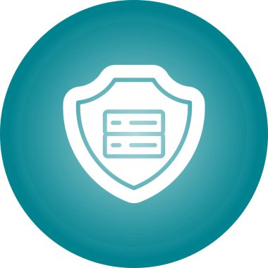 kalkan ikon vektör illüstrasyonu