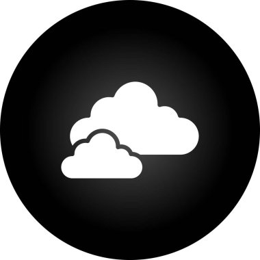 vector illustration of cloud modern icon