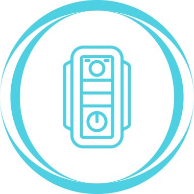 Modern b 'nin vektör illüstrasyonu eksik simgesi