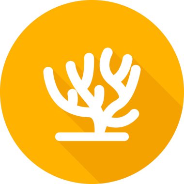 Ağaç simgesinin vektör illüstrasyonu