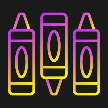 Boya fırçası simgesini siyah ve beyaz arkaplanda izole et. Vektör İllüstrasyonu