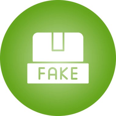 sahte haber simgesi, basit resimleme