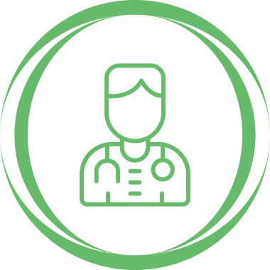 Doktor Simge vektör illüstrasyonu