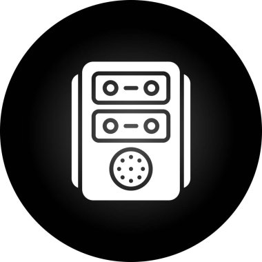 radyo simgesi vektör illüstrasyonu