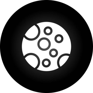 Yuvarlak bir topun vektör illüstrasyonu