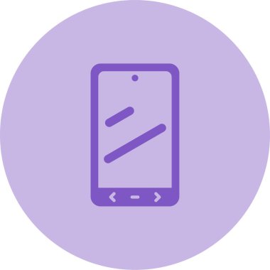 Mobil simge vektörü. düz dizayn sembolü