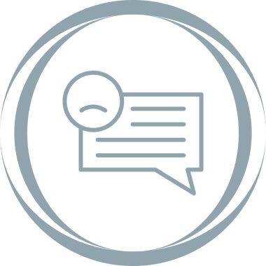 ileti ikonu vektör illüstrasyonu