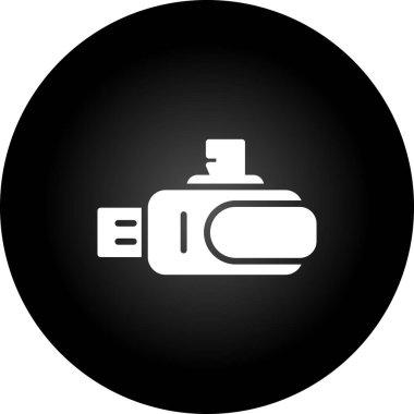 Pil simgesinin vektör illüstrasyonu