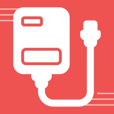 usb flash simge vektör tasarımı