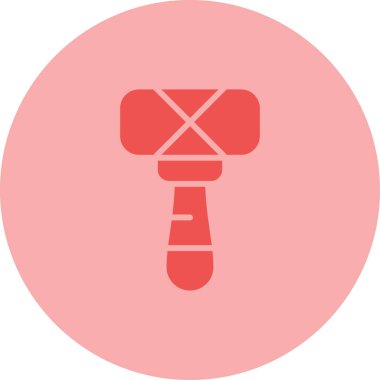 Bir kürek simgesinin vektör çizimi