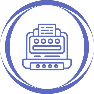 Modern b 'nin vektör illüstrasyonu eksik simgesi