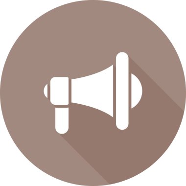 Web sitesi için megafon vektör simgesi modern basit vektör illüstrasyonu