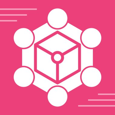 Modern simgenin vektör illüstrasyonu