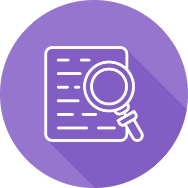 Arama simgesinin vektör illüstrasyonu