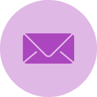 E-posta. Web simgesi basit illüstrasyon