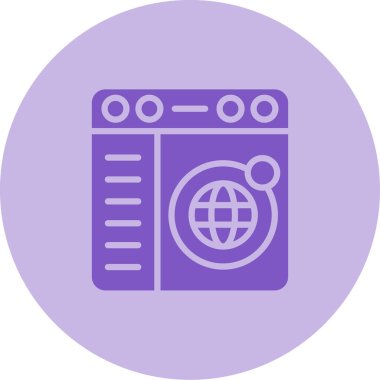 seo modern simgesinin vektör illüstrasyonu