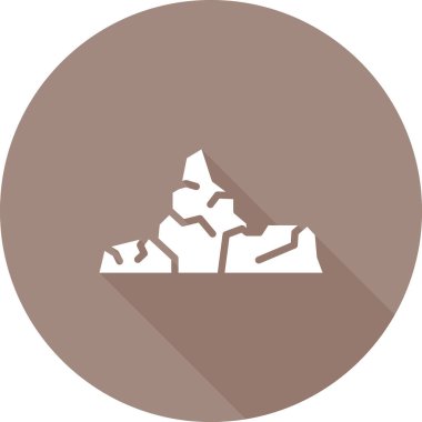 harita simgesinin vektör illüstrasyonu