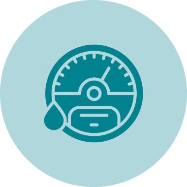 araba gösterge paneli vektör illüstrasyonu