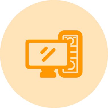 Bilgisayar web simge vektör çizim