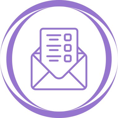 posta simgesi, vektör illüstrasyonu